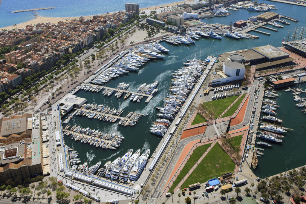 Berths at marina